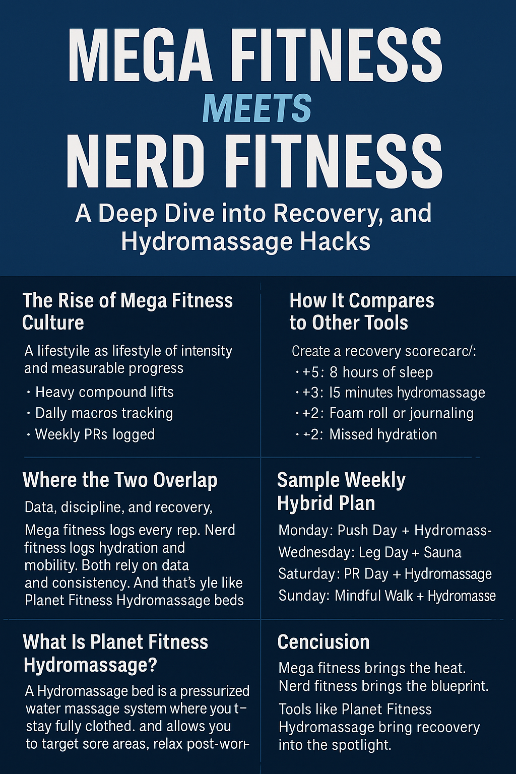 Mega Fitness vs Nerd Fitness: How Planet Fitness Hydromassage Bridges the Gap